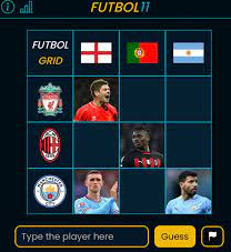 Futbol Grid - Play Futbol Grid On IMMACULATE GRID